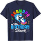 Grandpa of the Birthday Shark T-Shirt - T-Shirt | Navy