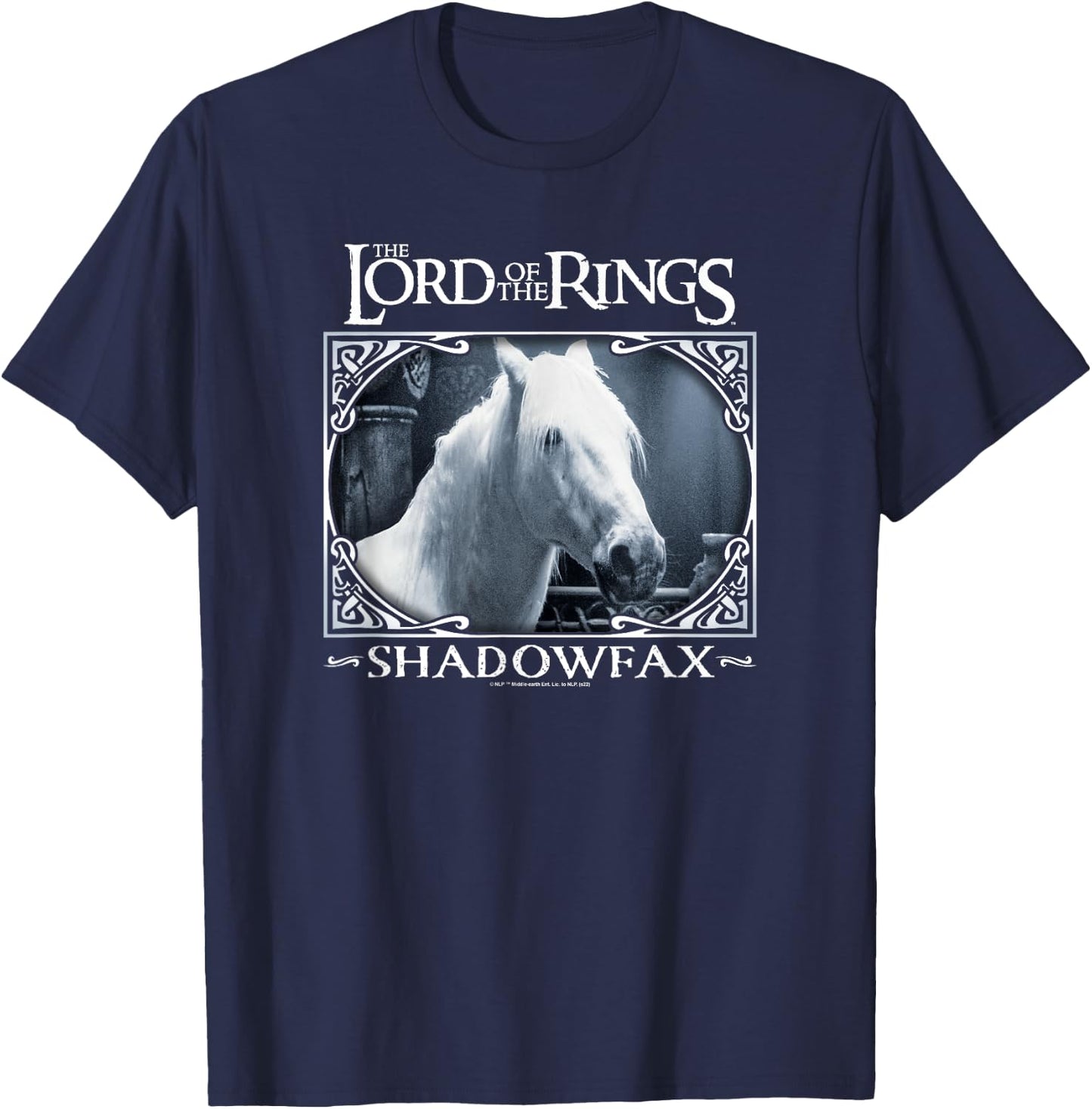 The Lord Of The Rings Shadowfax Celestial Poster T-Shirt - T-Shirt | Navy
