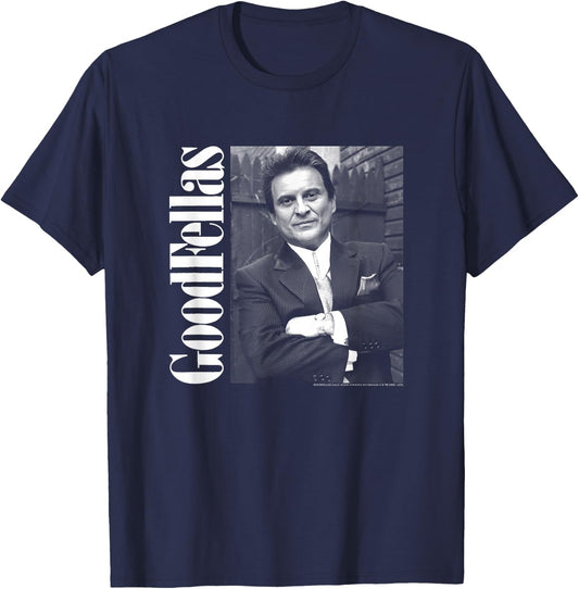 Goodfellas Tommy with Vertical Logo T-Shirt - T-Shirt | Navy
