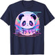 Kawaii Panda 80s Retro Cute Japanese Vaporwave Aesthetic T-Shirt - T-Shirt | Navy