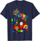 It's Ok To Be Different Autism Awareness Trucks Women Kid T-Shirt - T-Shirt | Navy