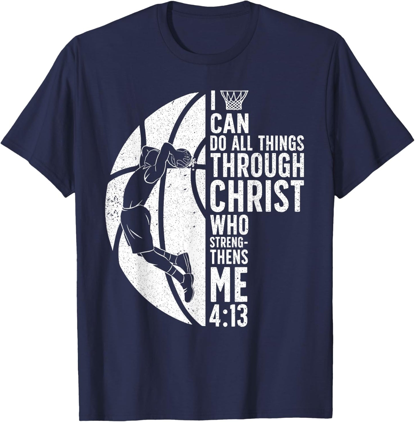 Cool Basketball Women Sport Game Basketball Player T-Shirt - T-Shirt | Navy