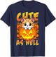 Cute as Hell Cat Lovers Halloween T-Shirt - T-Shirt | Navy