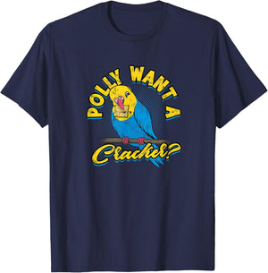 Polly want a cracker? - Parrots T-Shirt - T-Shirt | Navy