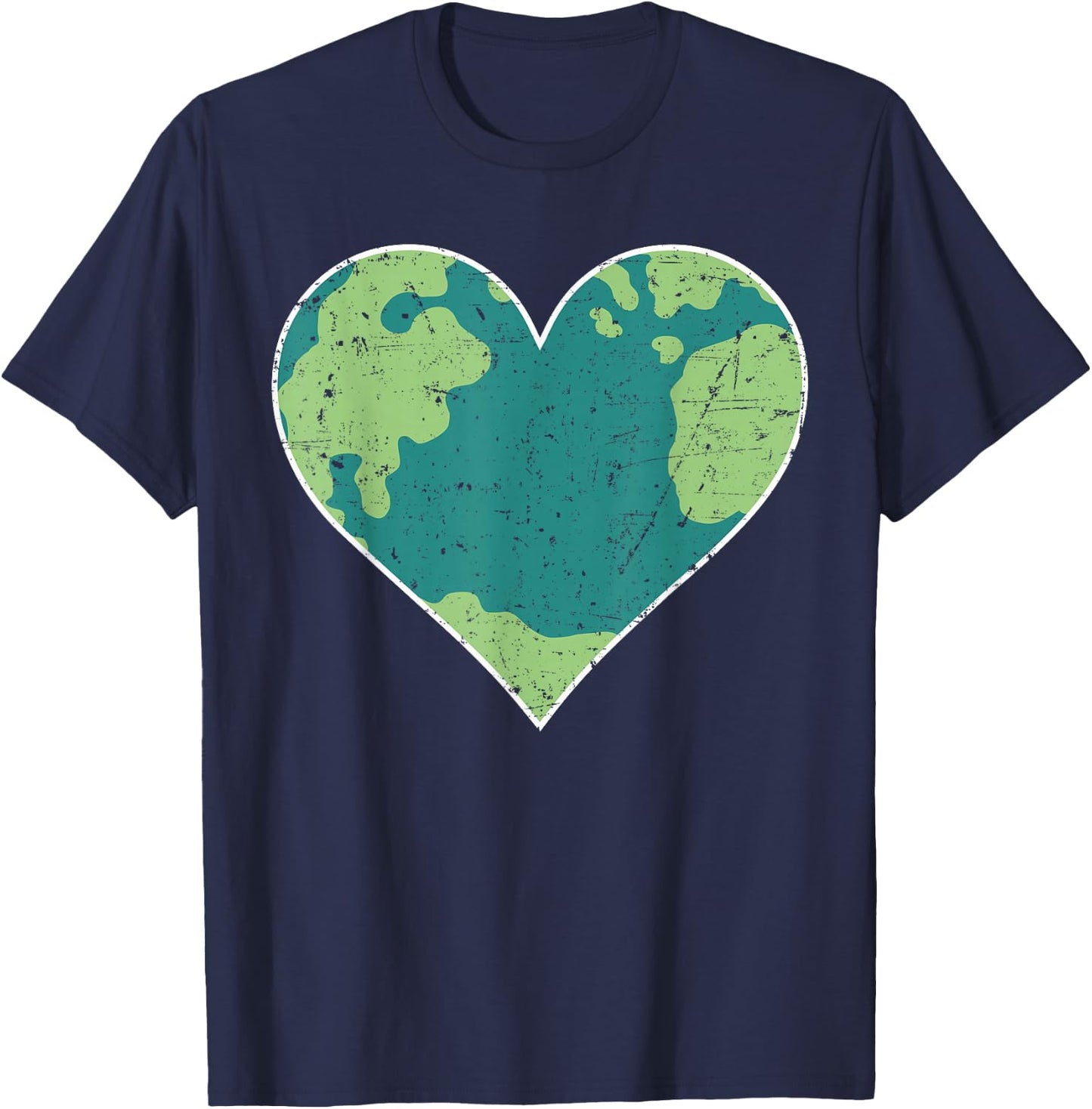 Earth Heart T-Shirt - T-Shirt | Navy