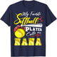 My Favorite Softball Player calls me Nana Mothers day T-Shirt - T-Shirt | Navy