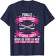 Machining CNC Female Precision Machinist T-Shirt - T-Shirt | Navy