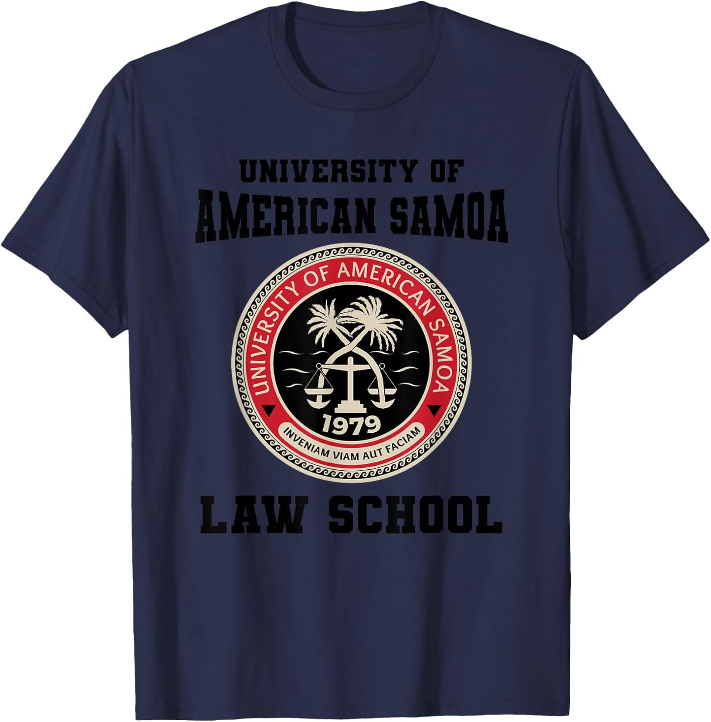 University of American Samoa Law School T-Shirt - T-Shirt | Navy