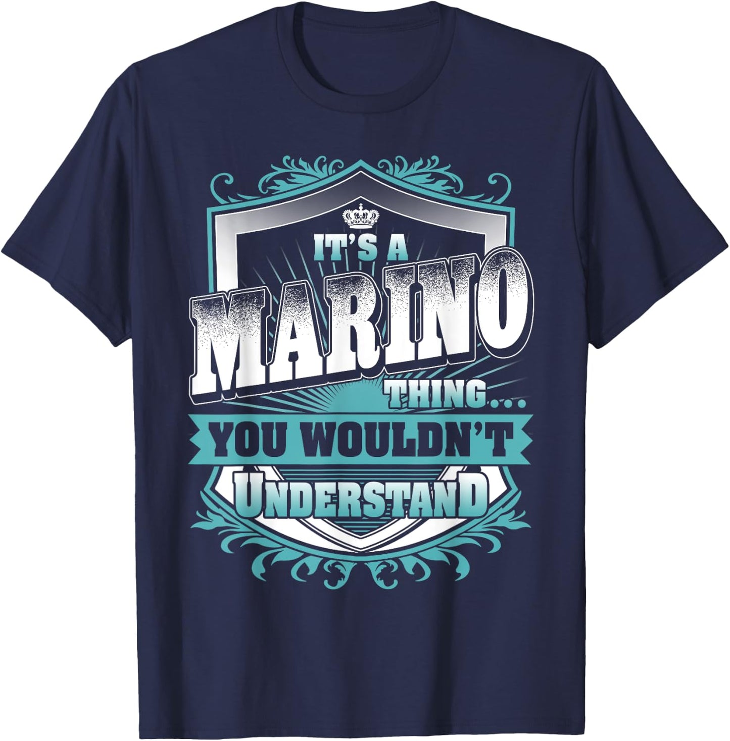 It's A MARINO Thing You Wouldn't Understand Name Vintage T-Shirt - T-Shirt | Navy