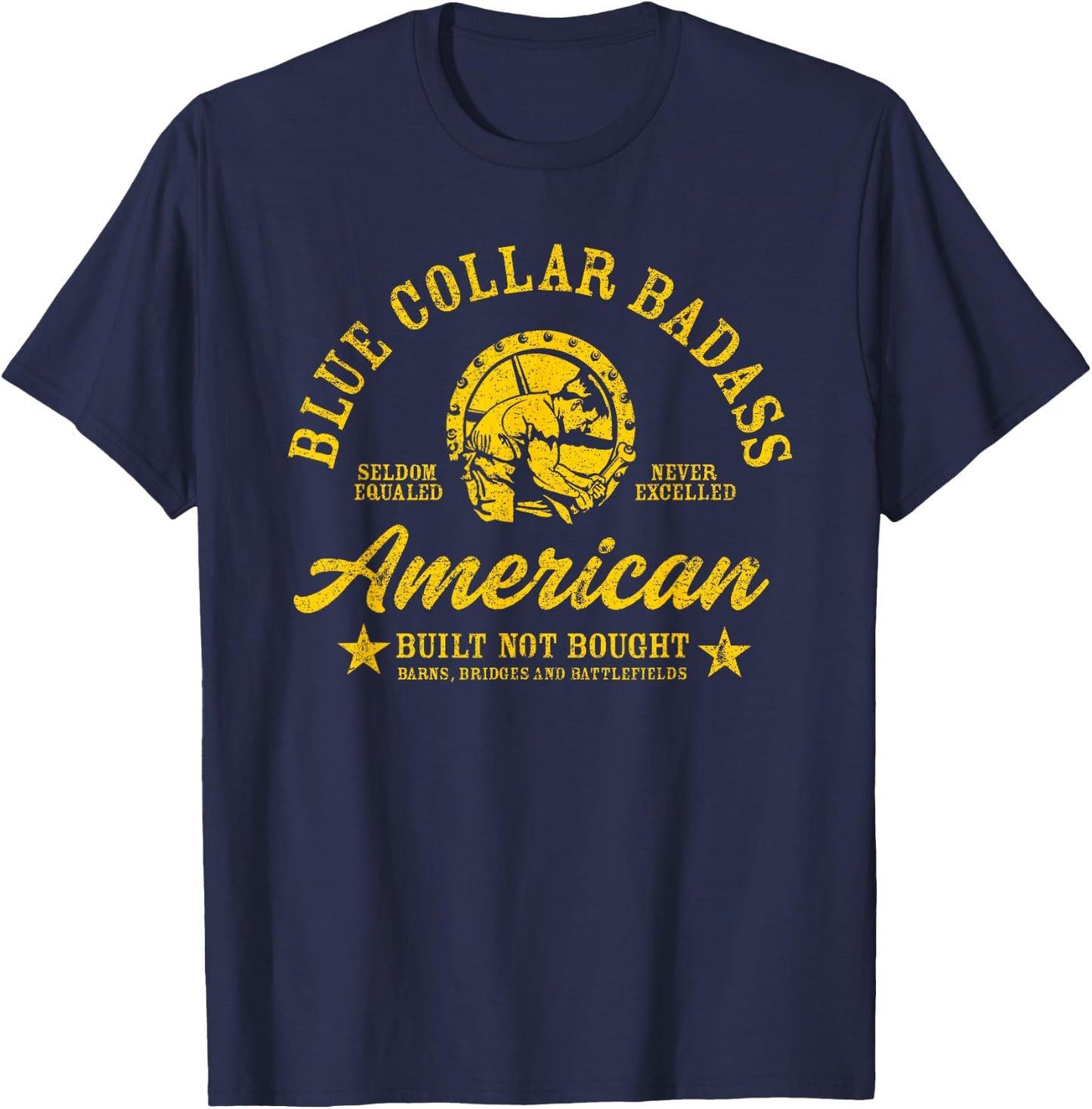 Blue Collar Badass T-Shirt - T-Shirt | Navy