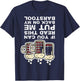 If You Can Read This Put Me Back On My Barstool Fun Drinking T-Shirt - T-Shirt | Navy