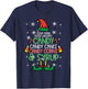 Christmas Food Groups Funny Xmas Candy Cane Men Women Kids T-Shirt - T-Shirt | Navy