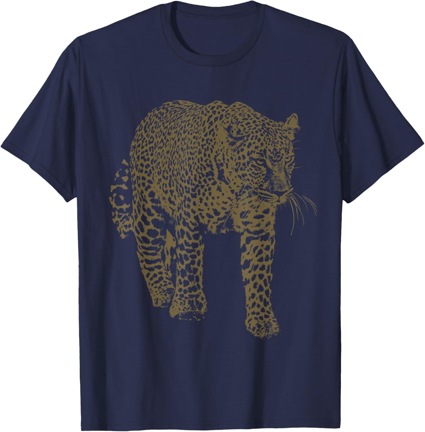 Leopard T-Shirt - T-Shirt | Navy