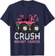Kids Crush Breast Cancer Awareness Monster Truck Toddler Boy Kids T-Shirt - T-Shirt | Navy
