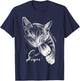 Sleeping Cat Dreams T-Shirt - T-Shirt | Navy