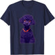 Cute And Adorable Black Toy Poodle Dog T-Shirt - T-Shirt | Navy