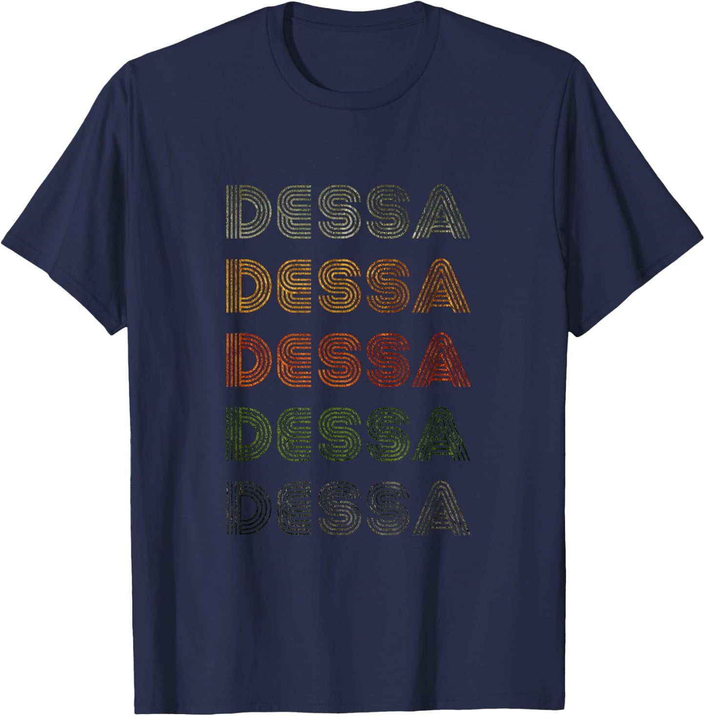 Love Heart Dessa Grunge Vintage Style Black Dessa T-Shirt - T-Shirt | Navy