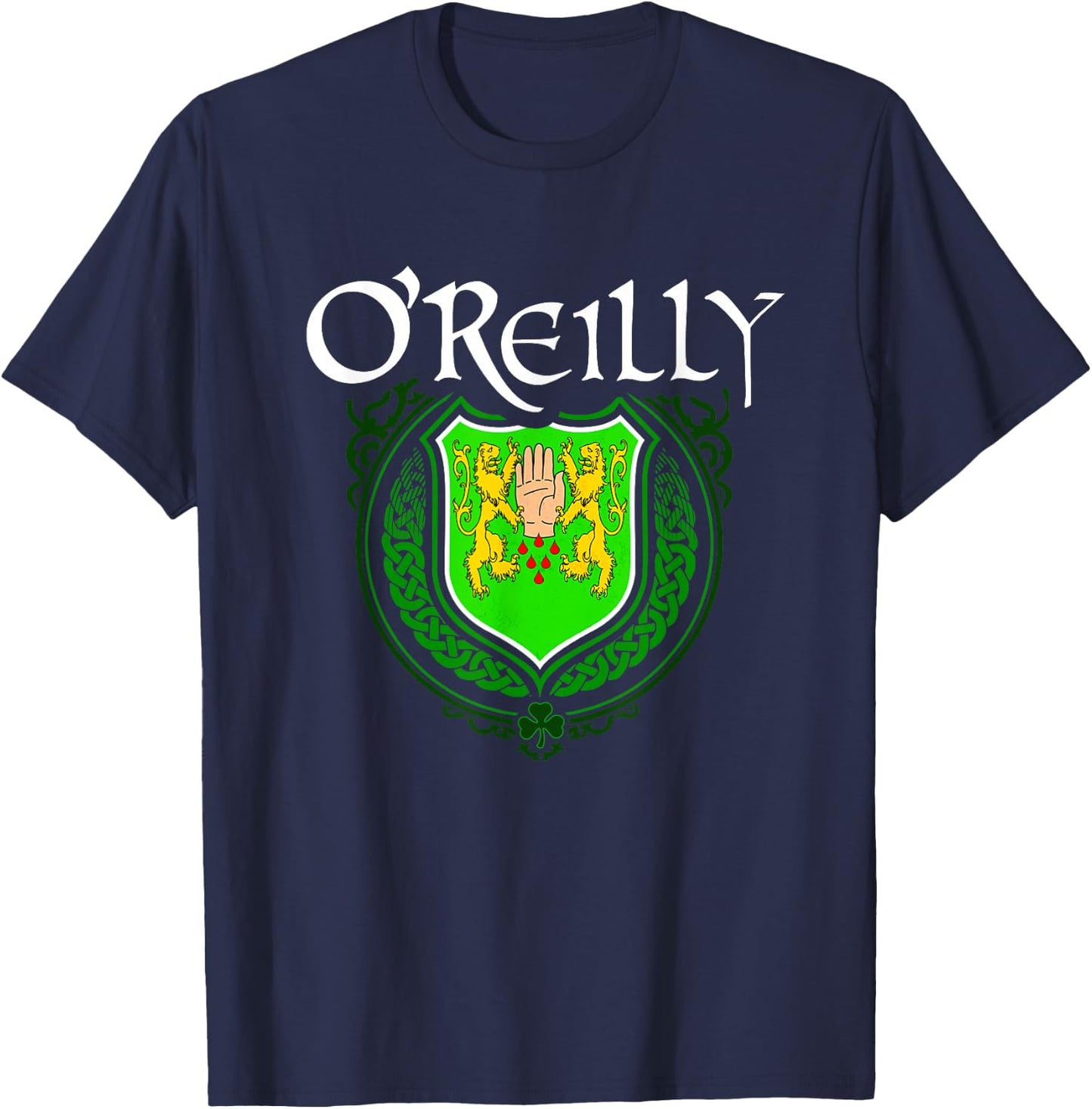 O'Reilly Surname Irish Clan Tartan Badge Ireland T-Shirt - T-Shirt | Navy