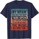 My Brain Has Way Too Many Tabs Open 4 Of Them Are Frozen T-Shirt - T-Shirt | Navy