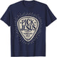 Guitar Pick Jesus Christian Music Guitarist Pastor Retro T-Shirt - T-Shirt | Navy