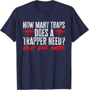Trapping Trap Hunting Trapper T-Shirt - T-Shirt | Navy