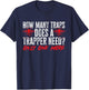 Trapping Trap Hunting Trapper T-Shirt - T-Shirt | Navy