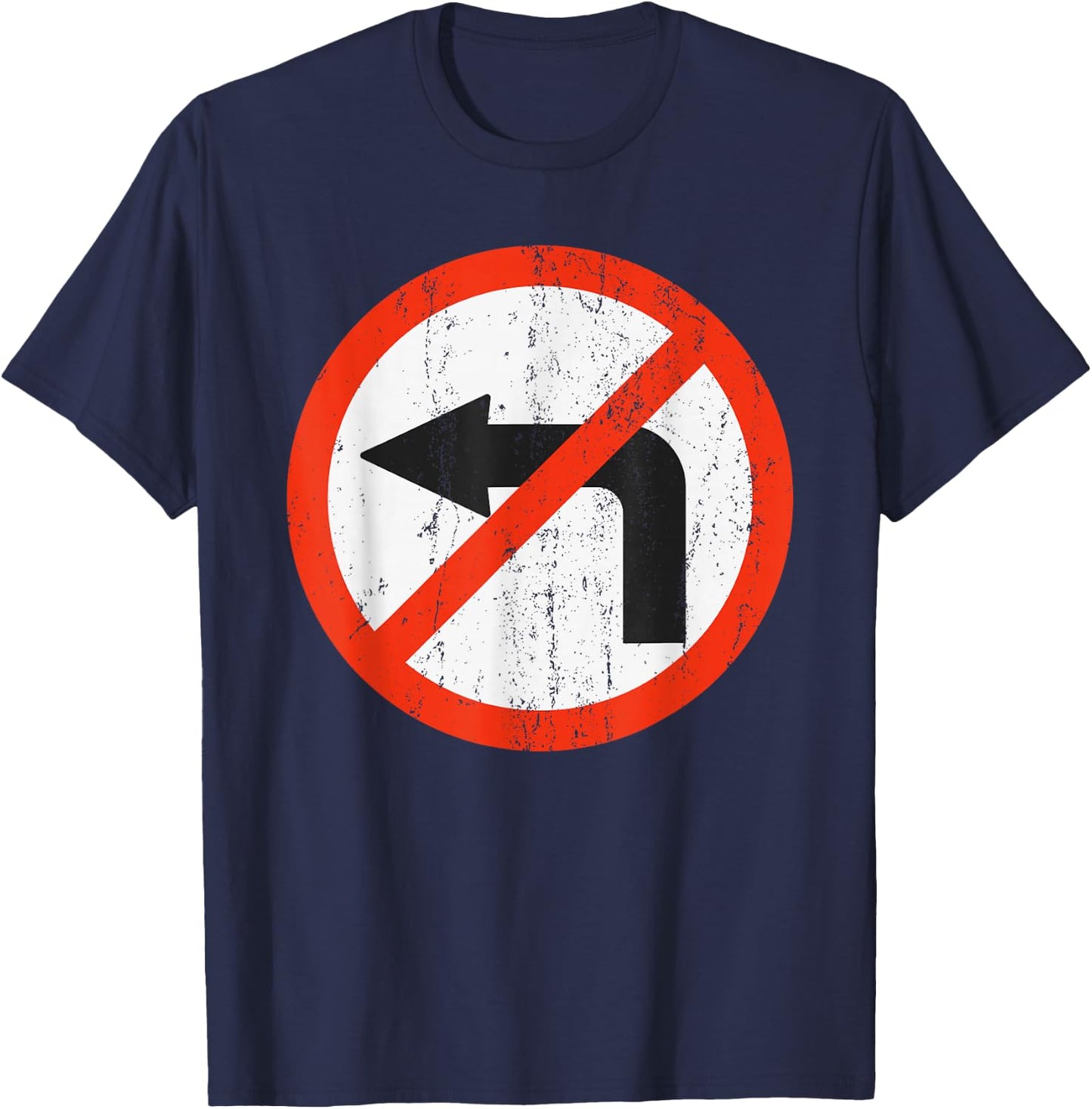 Vintage Road Signs Funny Traffic Signs Halloween Costume T-Shirt - T-Shirt | Navy