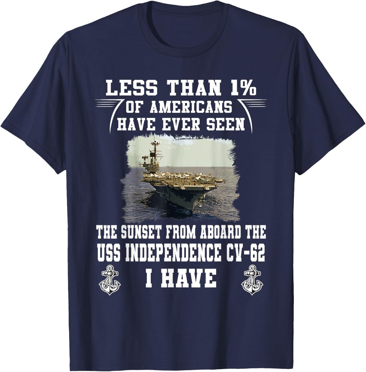 USS Independence CV-62 Aircraft Carrier T-Shirt - T-Shirt | Navy
