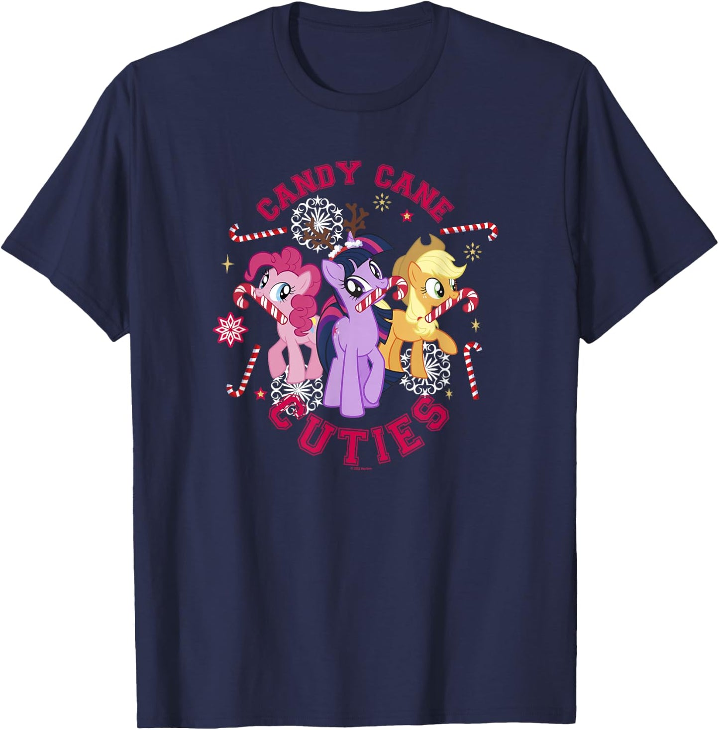 My Little Pony: Friendship Is Magic Candy Cane Cuties T-Shirt - T-Shirt | Navy