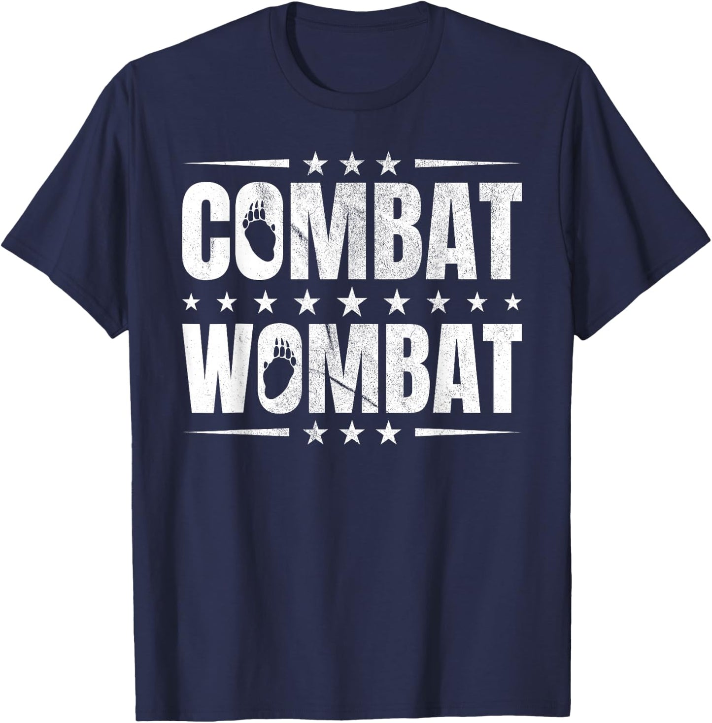Combat Wombat For A Wombats Lover T-Shirt - T-Shirt | Navy
