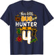 This Little Bug Hunter Is 4 Birthday Insect Bday Party T-Shirt - T-Shirt | Navy