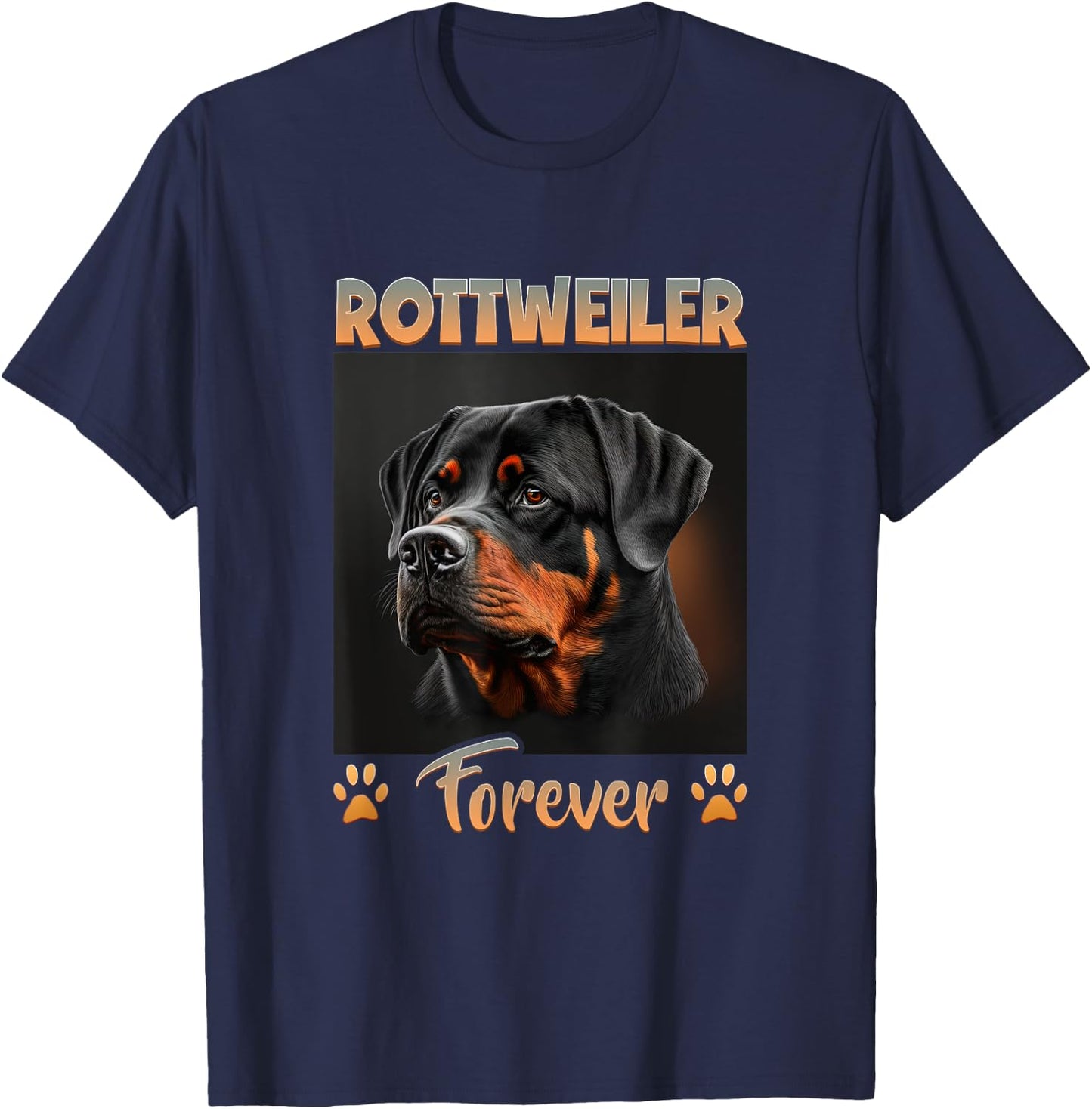 Rottweiler Dog Owner Rottweiler Forever Rottweiler T-Shirt - T-Shirt | Navy