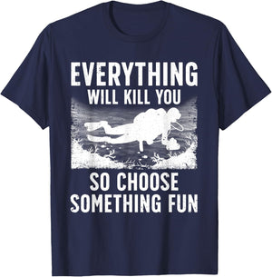 Funny Scuba Diving Women Scuba Diver Spearfishing T-Shirt - T-Shirt | Navy
