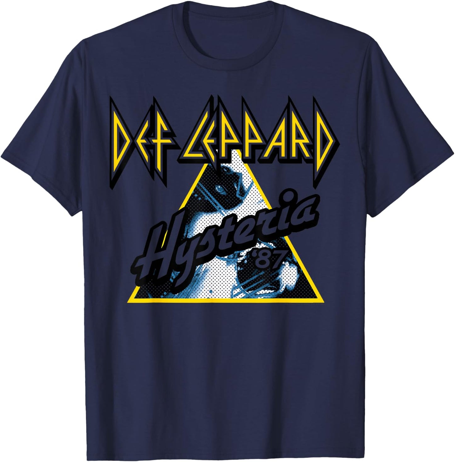 Def Leppard - Hysterical T-Shirt - T-Shirt | Navy