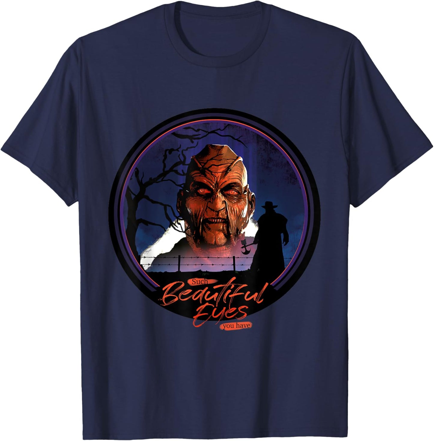 Jeepers Creepers Beautiful Eyes T-Shirt - T-Shirt | Navy
