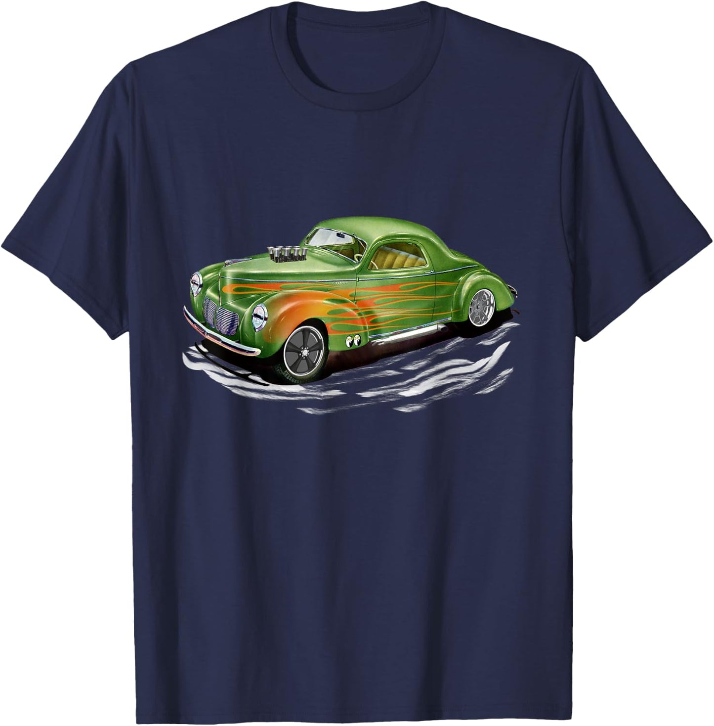 Gasser Hot Rod 1940 Willys Business Coupe Model T-Shirt - T-Shirt | Navy