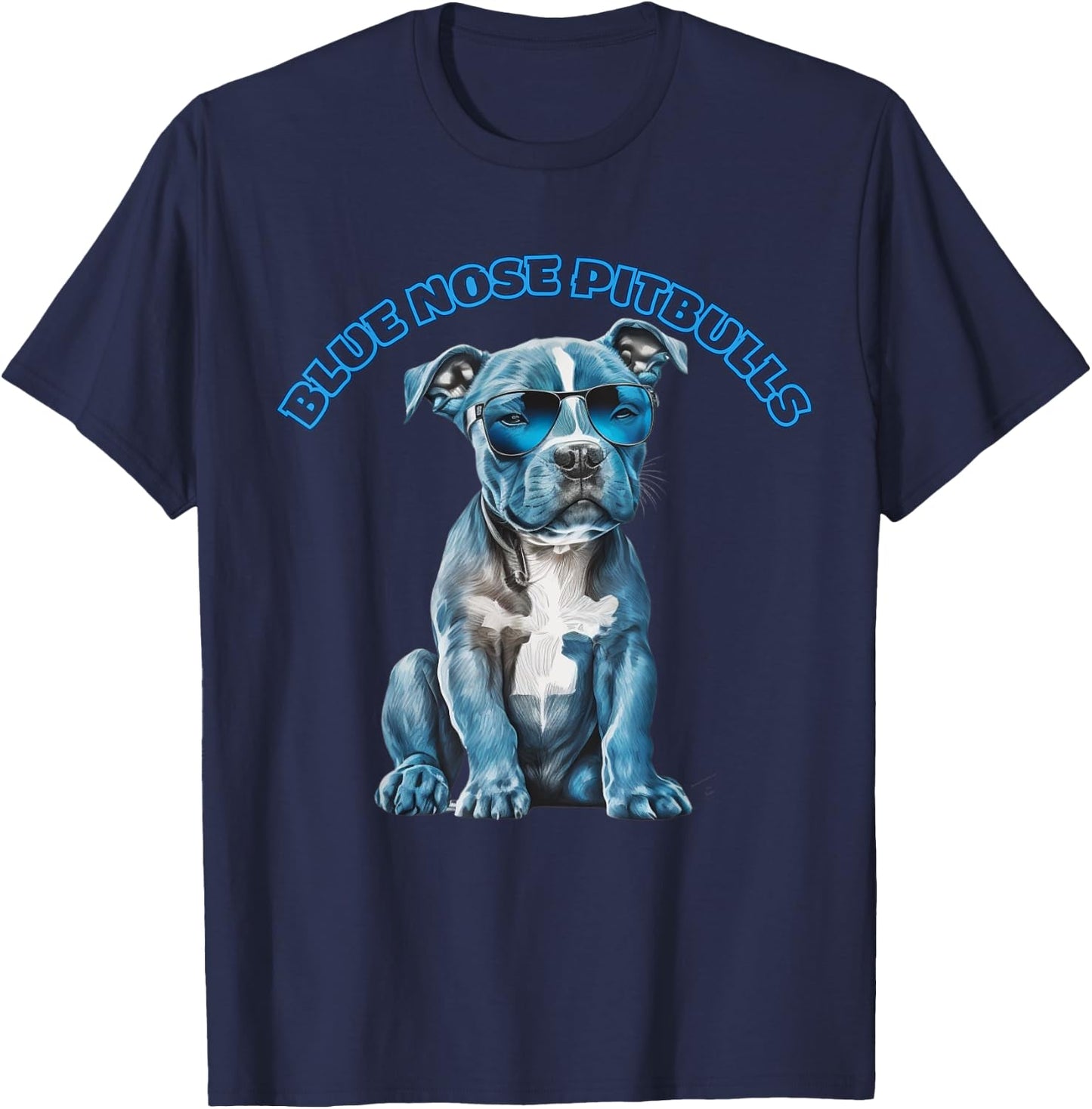 Blue Nose Pitbull T-Shirt - T-Shirt | Navy