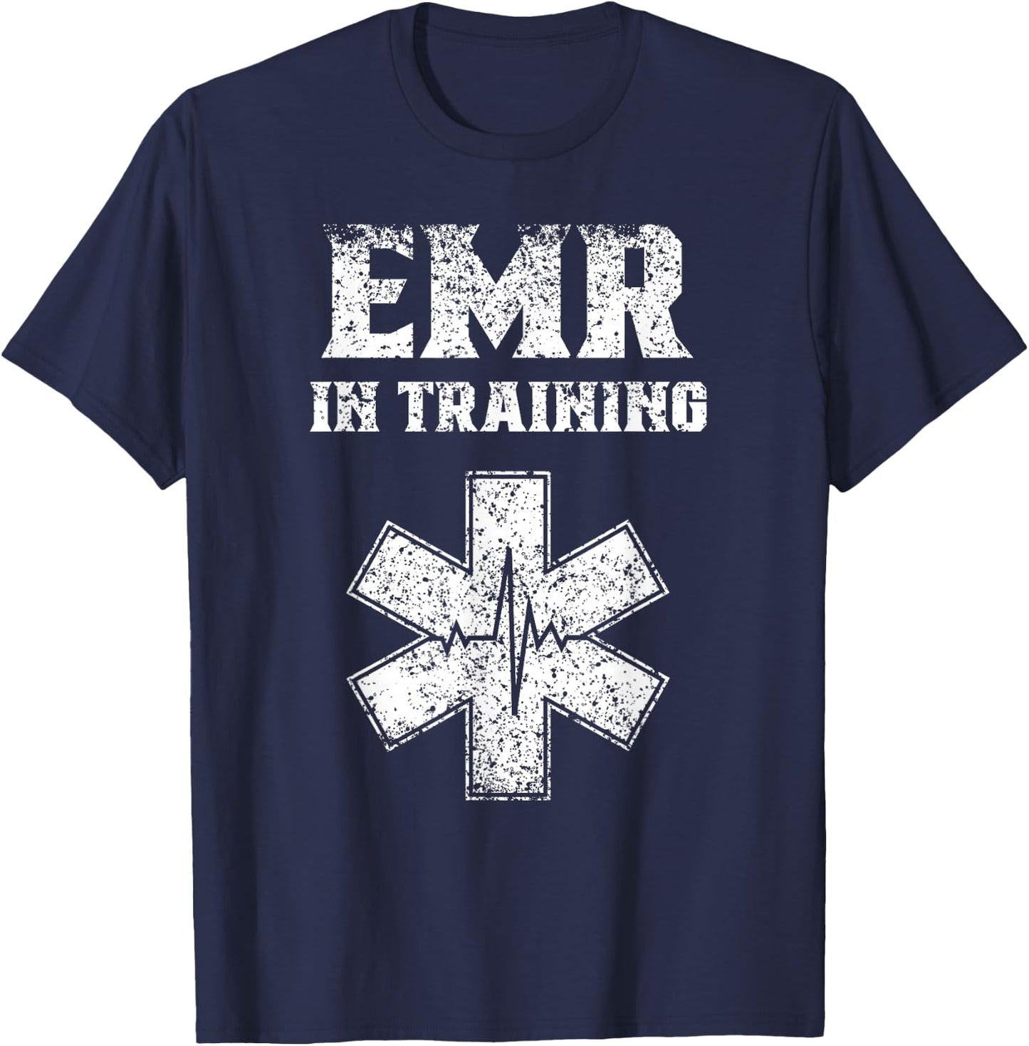 Emergency Medical Responder In Training Emr Emt Ambulance T-Shirt - T-Shirt | Navy