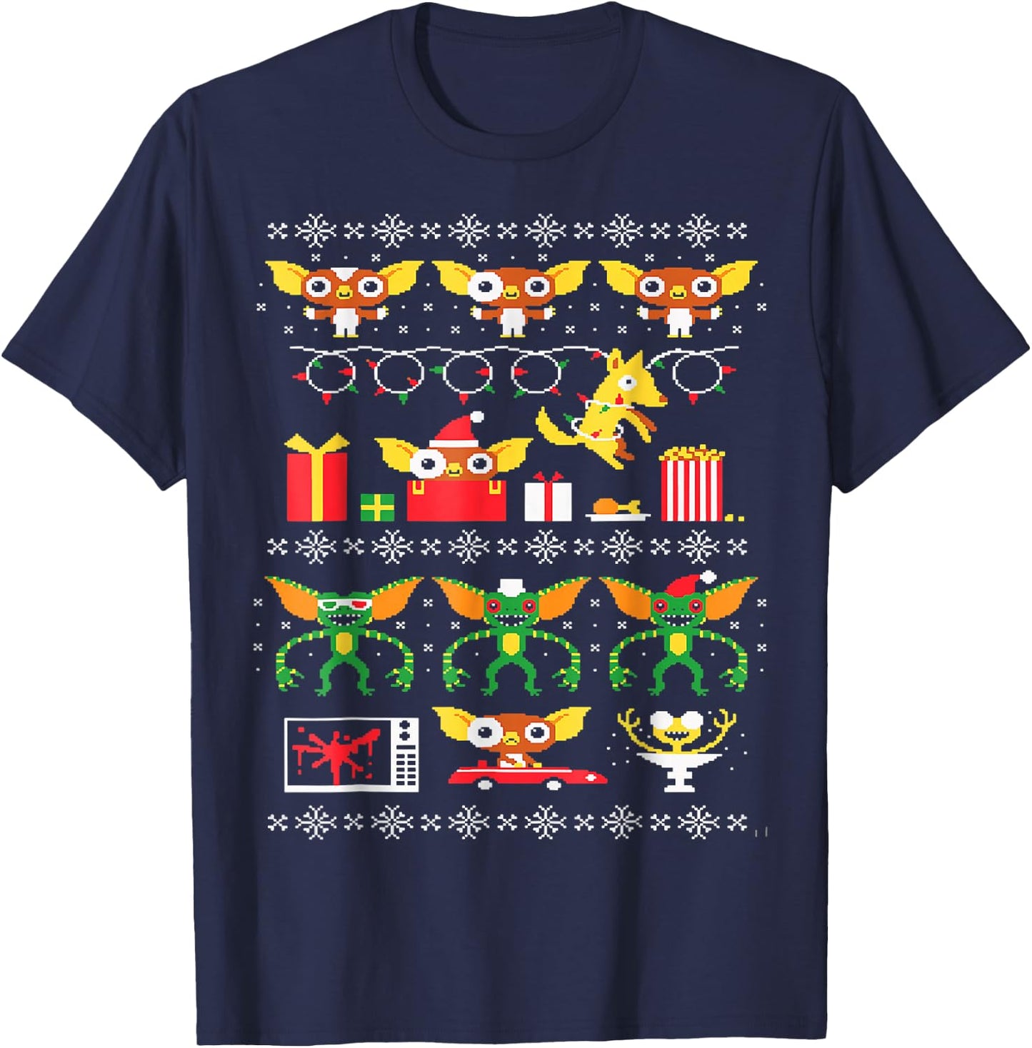 No Cookies After Midnight Happy New Year Funny Xmas T-Shirt - T-Shirt | Navy