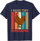 I Raise Tiny Dinosaurs Vintage Funny Chicken Lover Farmer T-Shirt - T-Shirt | Navy