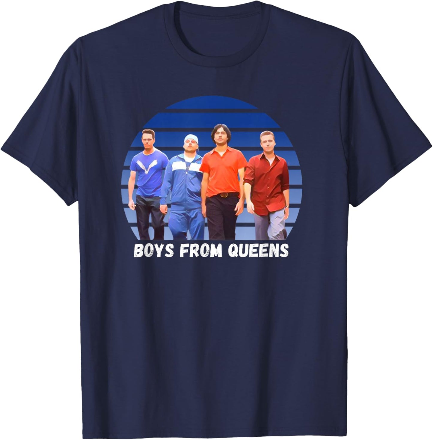 Entourage, Classic Funny Television, Boys From Queens Shirt T-Shirt - T-Shirt | Navy