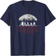 Stranger Things Kids Riding Bikes Under The Full Moon T-Shirt - T-Shirt | Navy