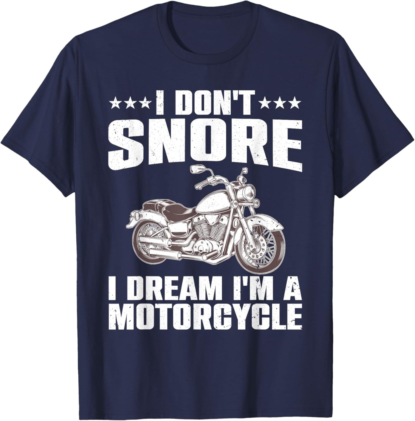Funny Motorcycle Women Dad Biker Rider Bike Lovers T-Shirt - T-Shirt | Navy