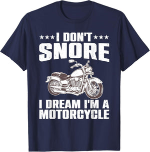Funny Motorcycle Women Dad Biker Rider Bike Lovers T-Shirt - T-Shirt | Navy