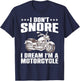 Funny Motorcycle Women Dad Biker Rider Bike Lovers T-Shirt - T-Shirt | Navy