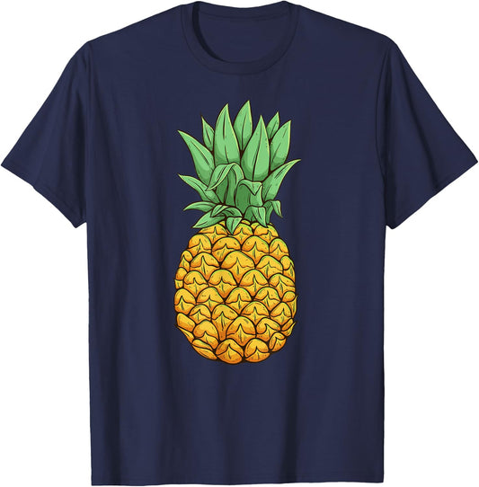 Love Pineapple Halloween Fruit Costume Pineapple Team T-Shirt - T-Shirt | Navy