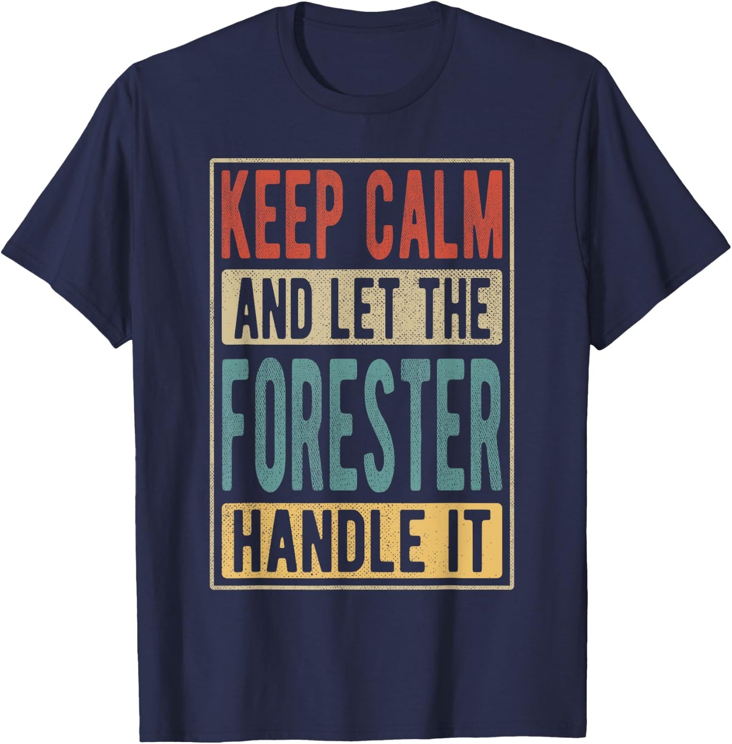 Forester Retro Design - Forester T-Shirt - T-Shirt | Navy