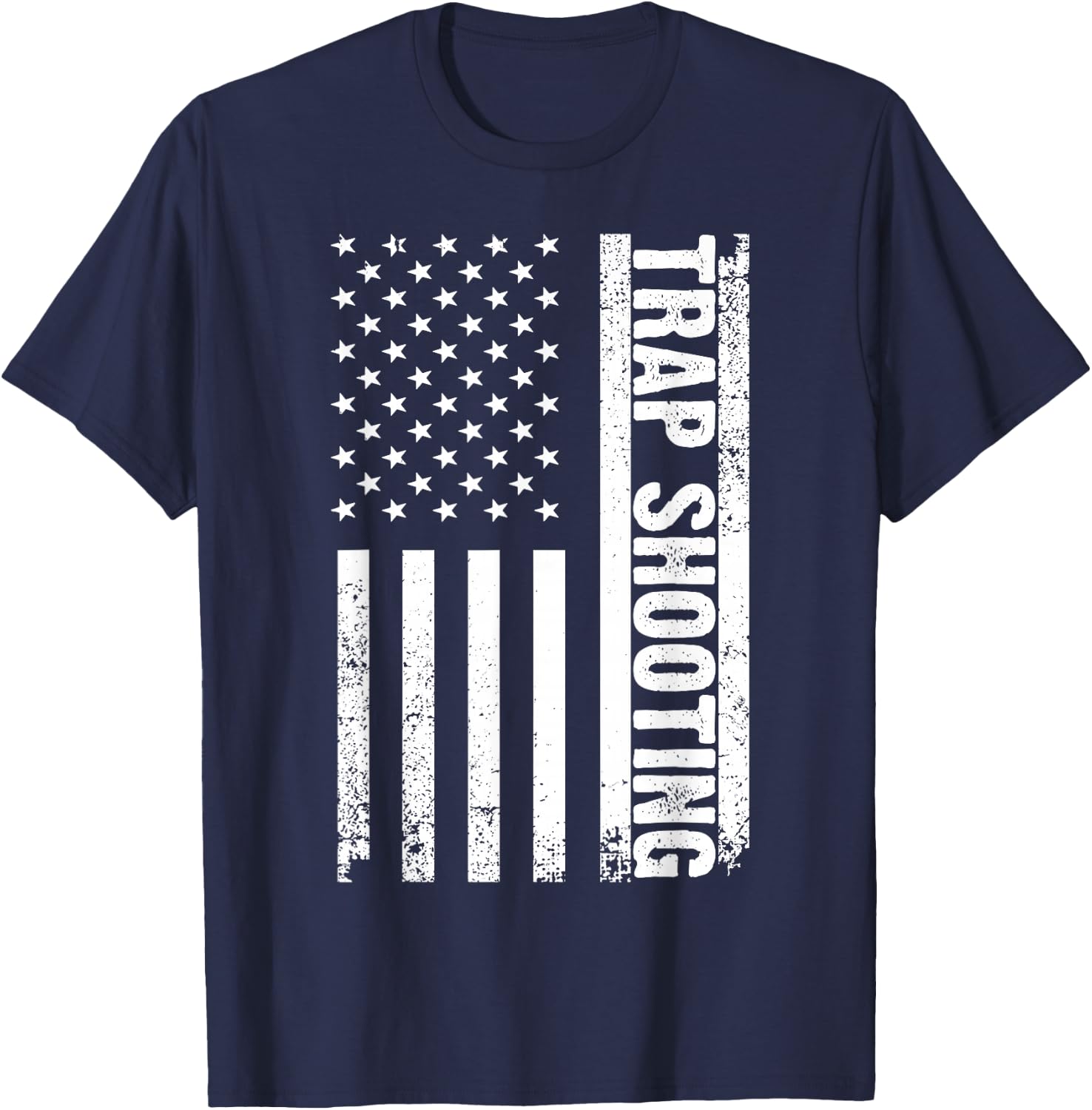 Cool Trap Shooting Art Women Trap Shooter Shooting T-Shirt - T-Shirt | Navy