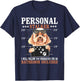 I Will Follow You Wherever You Go - Dog Trainer Puppy Lover T-Shirt - T-Shirt | Navy