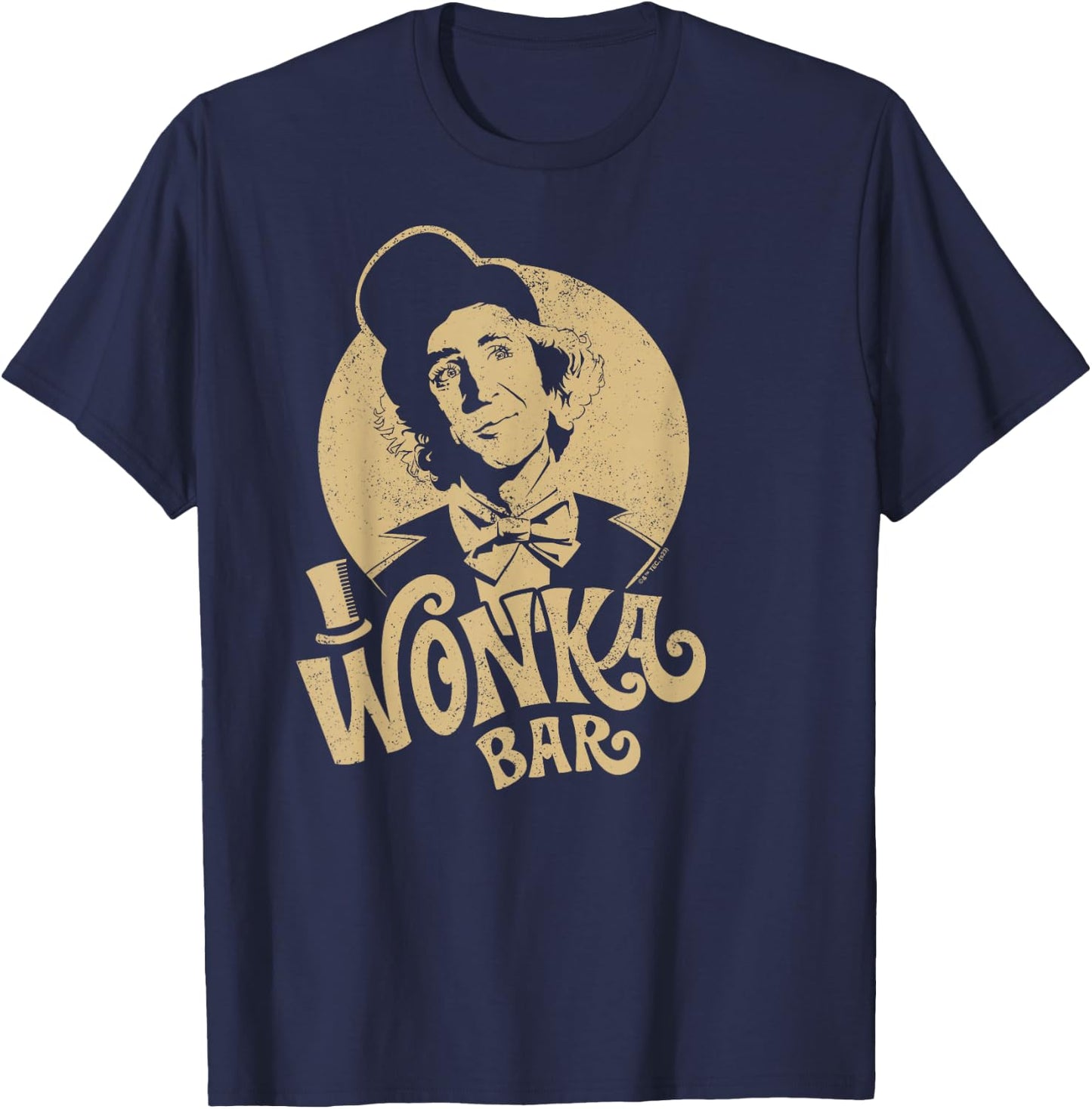 Willy Wonka & The Chocolate Factory - Wonka Bar One Color T-Shirt - T-Shirt | Navy